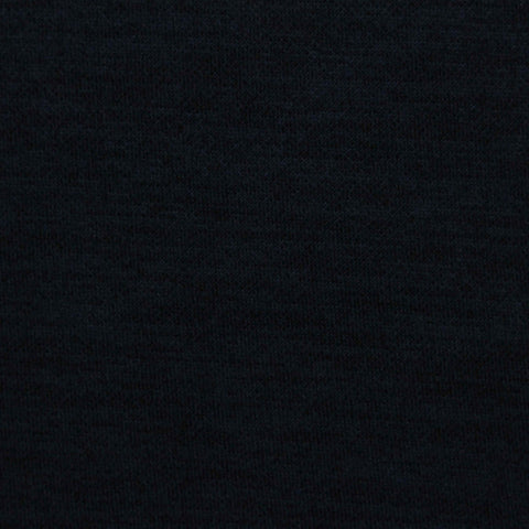 Brushed 100% Polyester Scuba Knit Fabric, 235 gsm, 150 cm — Navy