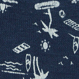 White Palm French Terry, Cotton-Poly — texture