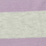 Purple Horizontal-Stripe Interlock Knit, Poly-Viscose