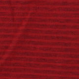 Red Horizontal-Stripe Jersey Knit, Cotton