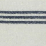 Dark Grey Stripes Chunky Knit, Poly-Linen