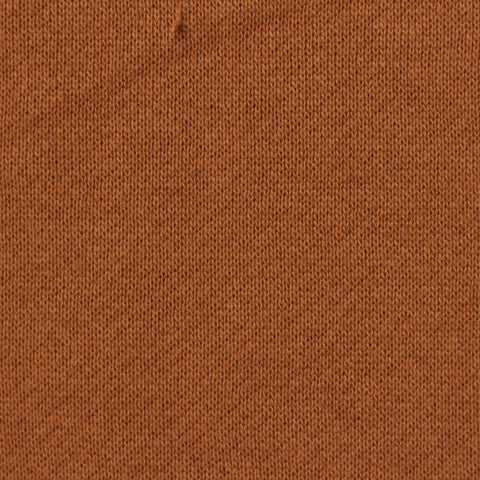 Polyester Cotton French Terry Fabric, 260 gsm, 150 cm — Brown