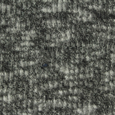 Light Grey Marl Rib Knit, Viscose-Poly, 260 gsm, 145 cm