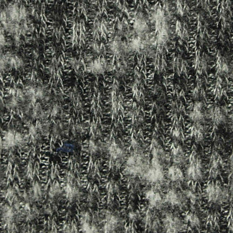 Light Grey Marl Rib Knit, Viscose-Poly, 260 gsm, 145 cm