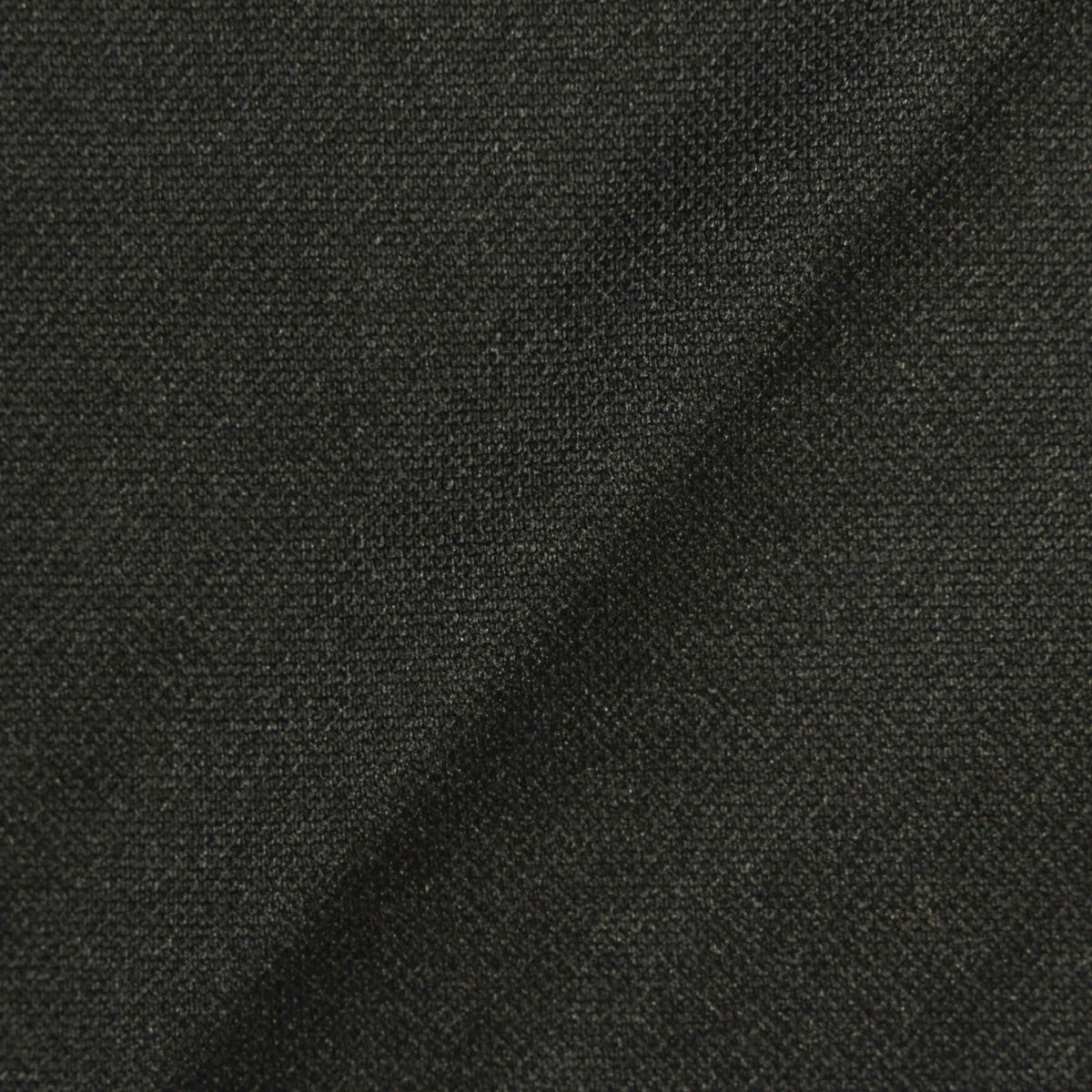 Cotton Polyester Interlock Knit Fabric, 190 gsm, 153 cm — Black