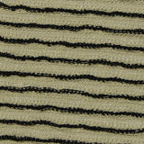 Black Horizontal-Stripe Jersey Knit, Poly-Viscose — texture