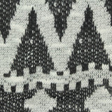 Black Zigzag Chunky Knit, Polyester