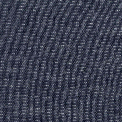 Heathered Blue Marl Jersey Knit, Poly-Cotton, 145 gsm