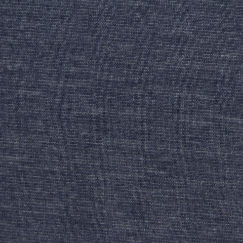 Heathered Blue Marl Jersey Knit, Poly-Cotton, 145 gsm