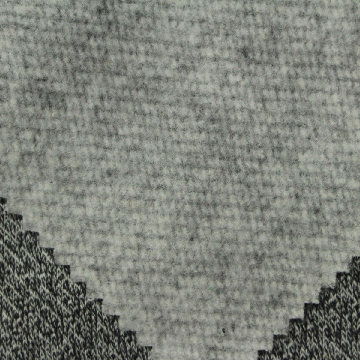 Heather Grey Marl French Terry, Poly-Viscose, 230 gsm