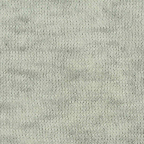 Light Grey Marl French Terry, Poly-Cotton, 230 gsm, 130 cm