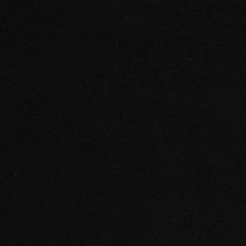 Scuba Knit Fabric, 390 gsm, 160 cm — Black, ref EF-244535