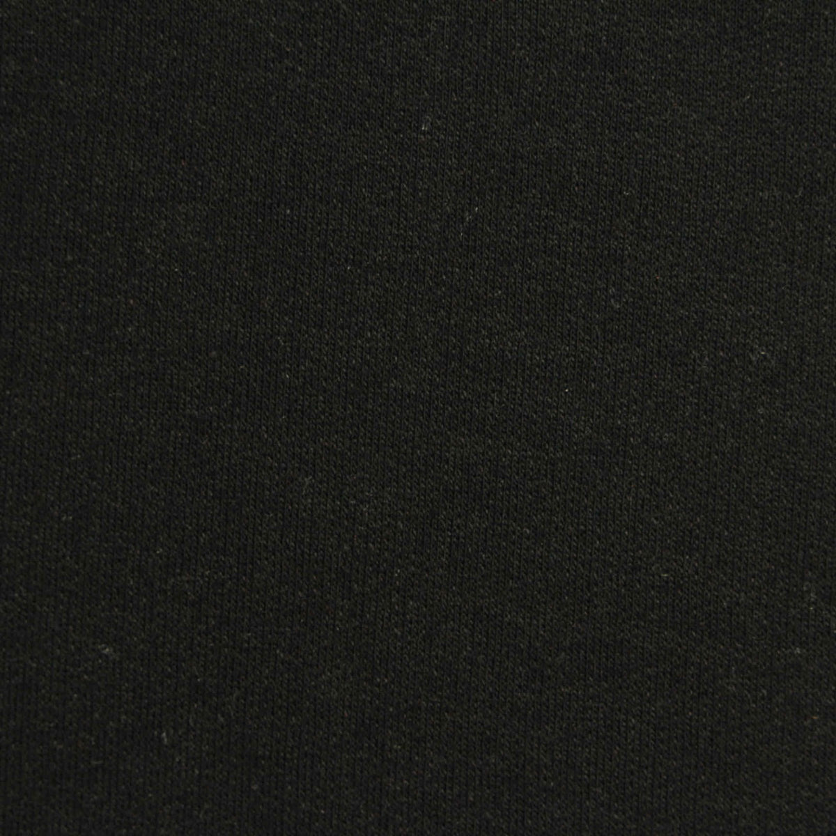 Brushed Viscose Polyester Stretch French Terry Fabric, 250 gsm, 148 cm — Black