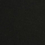 Brushed Viscose Polyester Stretch French Terry Fabric, 250 gsm, 148 cm — Black