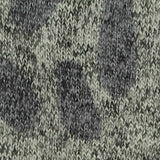 Jacquard Brushed Viscose Polyester Stretch Chunky Knit Fabric, 240 gsm, 175 cm — Grey — texture