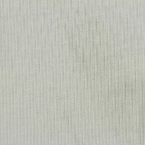 Brushed Polyester Stretch Rib Knit Fabric, 227 gsm, 105 cm — Grey