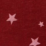 Red Stars Chunky Knit, Viscose-Poly