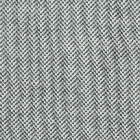 Dark Grey Heathered-Marl Piqué Knit, Cotton-Poly, 125 gsm