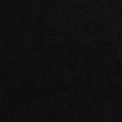 Polyester Stretch Jersey Knit Fabric, 210 gsm, 165 cm — Black