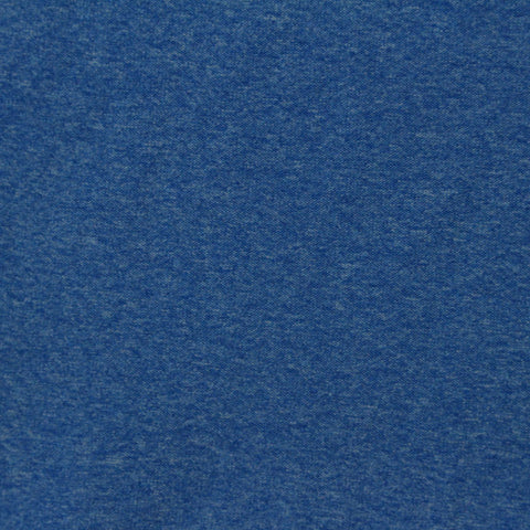 Heathered Blue Marl Jersey Knit, Polyester, 167 gsm