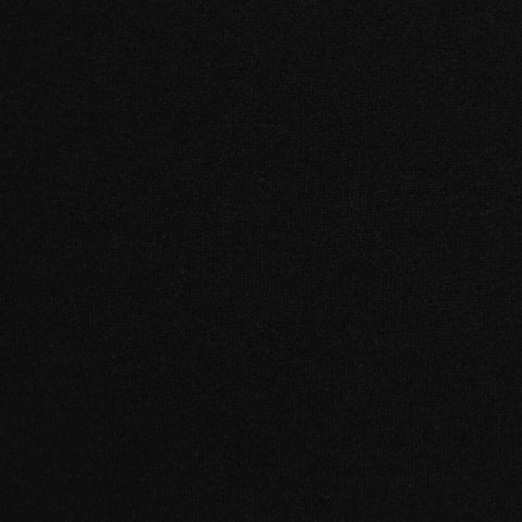 100% Polyester Jersey Knit Fabric, 176 gsm, 177 cm — Black