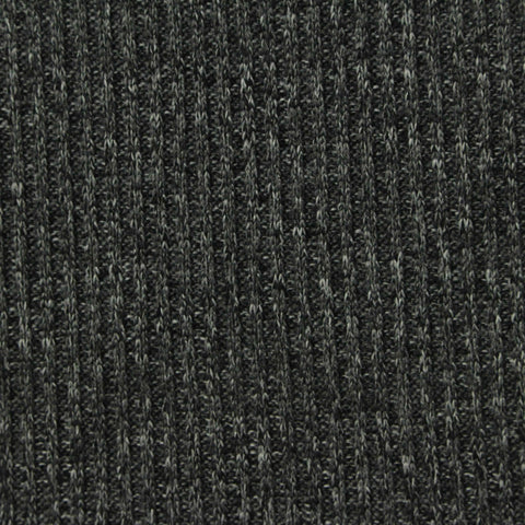 Dark Grey Marl Chunky Knit, Polyester, 210 gsm, 155 cm