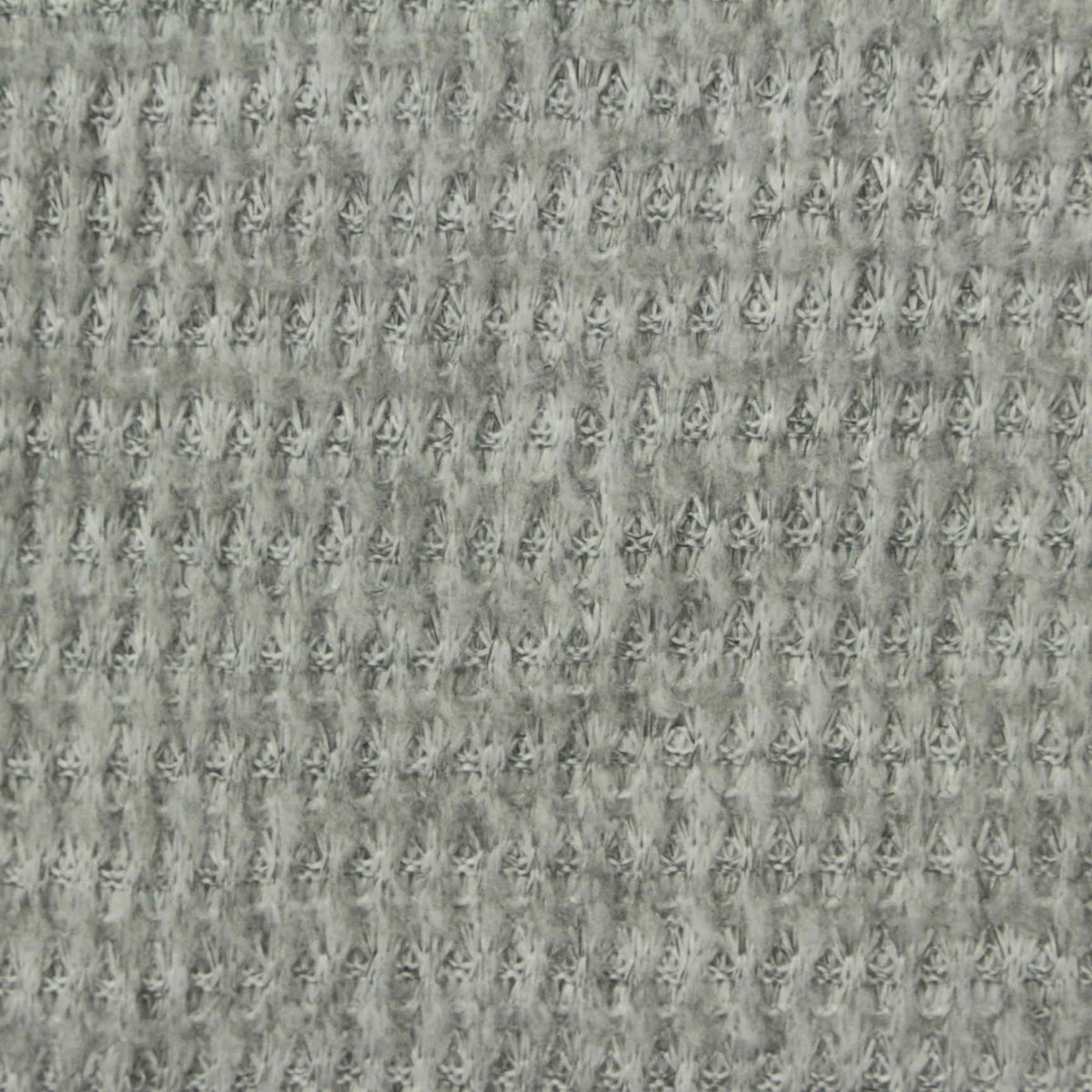Dark Grey Marl Waffle Knit, Polyester, 188 gsm