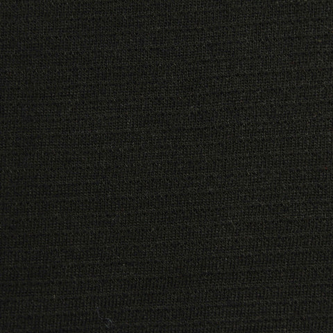 100% Polyester Knit Fabric, 435 gsm, 160 cm — Black