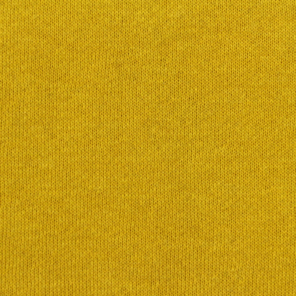 Polyester Cotton French Terry Fabric, 240 gsm, 170 cm — Yellow