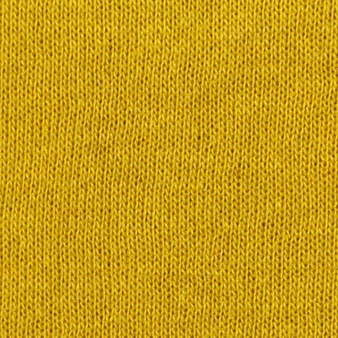Polyester Cotton French Terry Fabric, 240 gsm, 170 cm — Yellow