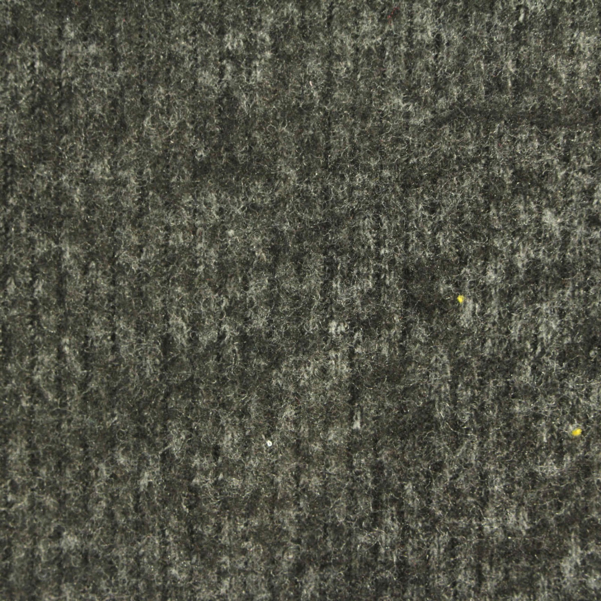 Dark Grey Marl Rib Knit, Viscose-Poly, 220 gsm, 157 cm