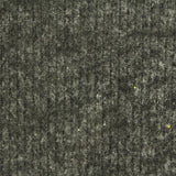 Dark Grey Marl Rib Knit, Viscose-Poly
