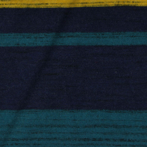 Cotton Polyester Jersey Knit Fabric, 157 gsm, 165 cm — Navy