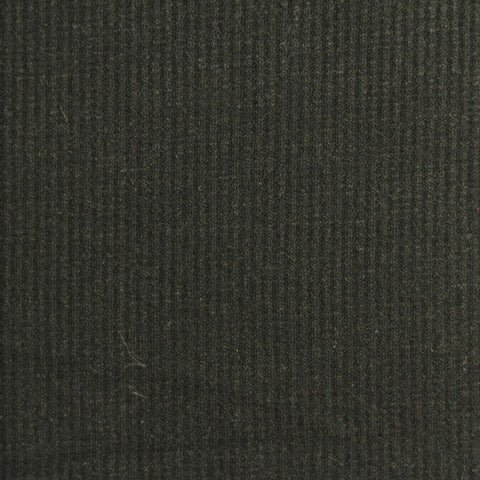 Polyester Viscose Stretch Rib Knit Fabric, 200 gsm, 155 cm — Green