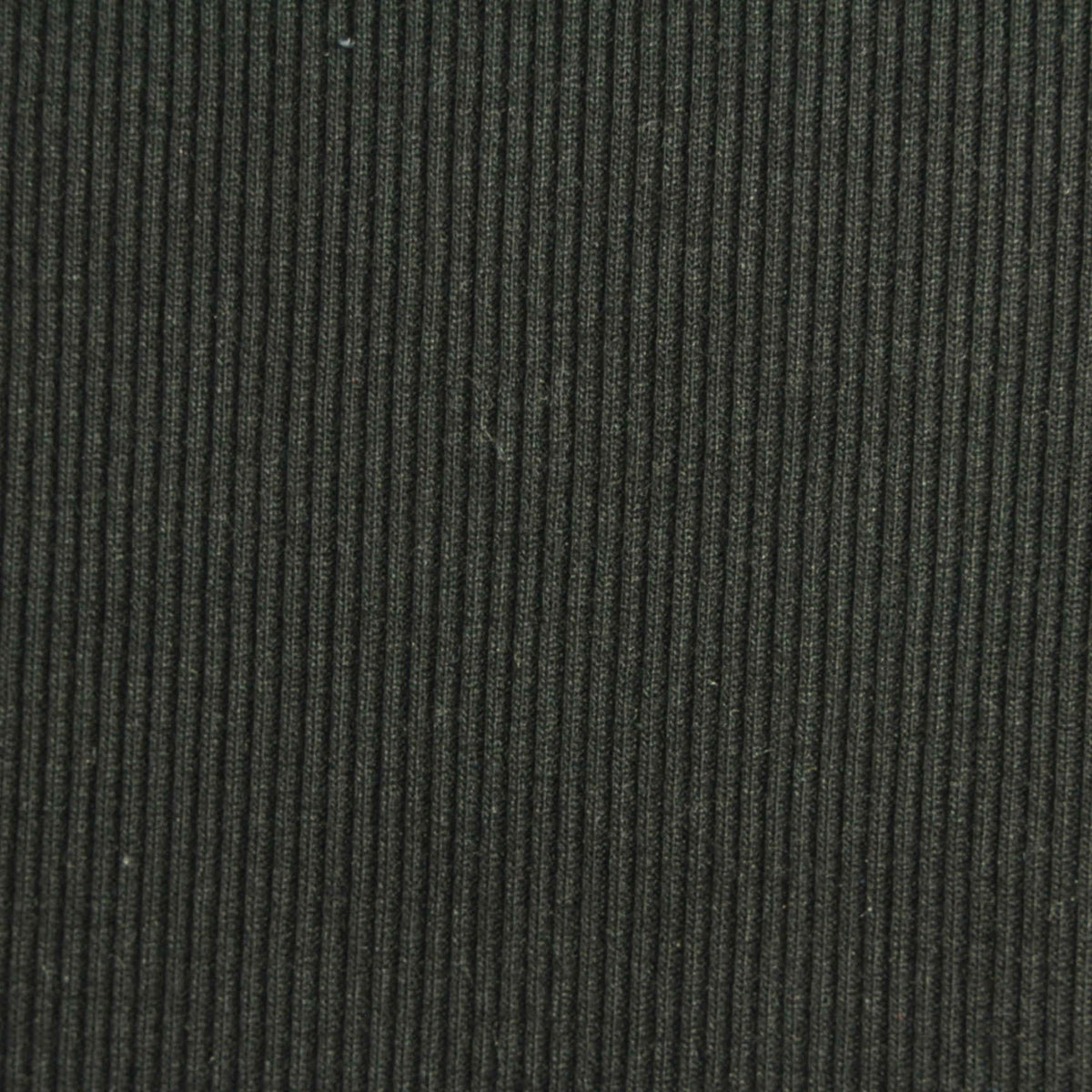 Dark Olive Rib Knit, Poly-Viscose