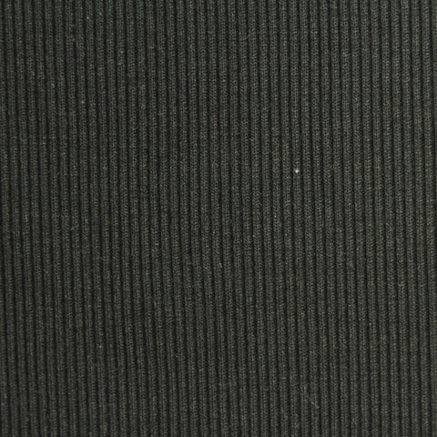 Polyester Viscose Stretch Rib Knit Fabric, 380 gsm, 115 cm — Green