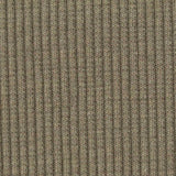 Cotton Polyester Stretch Rib Knit Fabric, 330 gsm, 115 cm — Khaki — texture