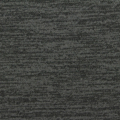 Dark Grey Heathered-Marl Scuba Knit, Polyester, 220 gsm, 150 cm