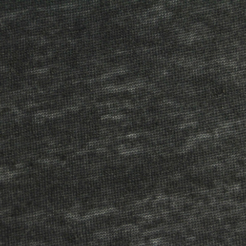 Dark Grey Marl Jersey Knit, Poly-Linen, 145 gsm