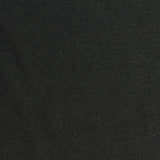 Jersey Knit Fabric, 140 gsm, 153 cm — Black