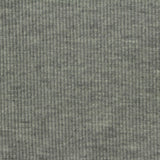 Grey Heathered-Marl Rib Knit, Poly-Cotton