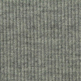 Grey Heathered-Marl Rib Knit, Poly-Cotton — texture