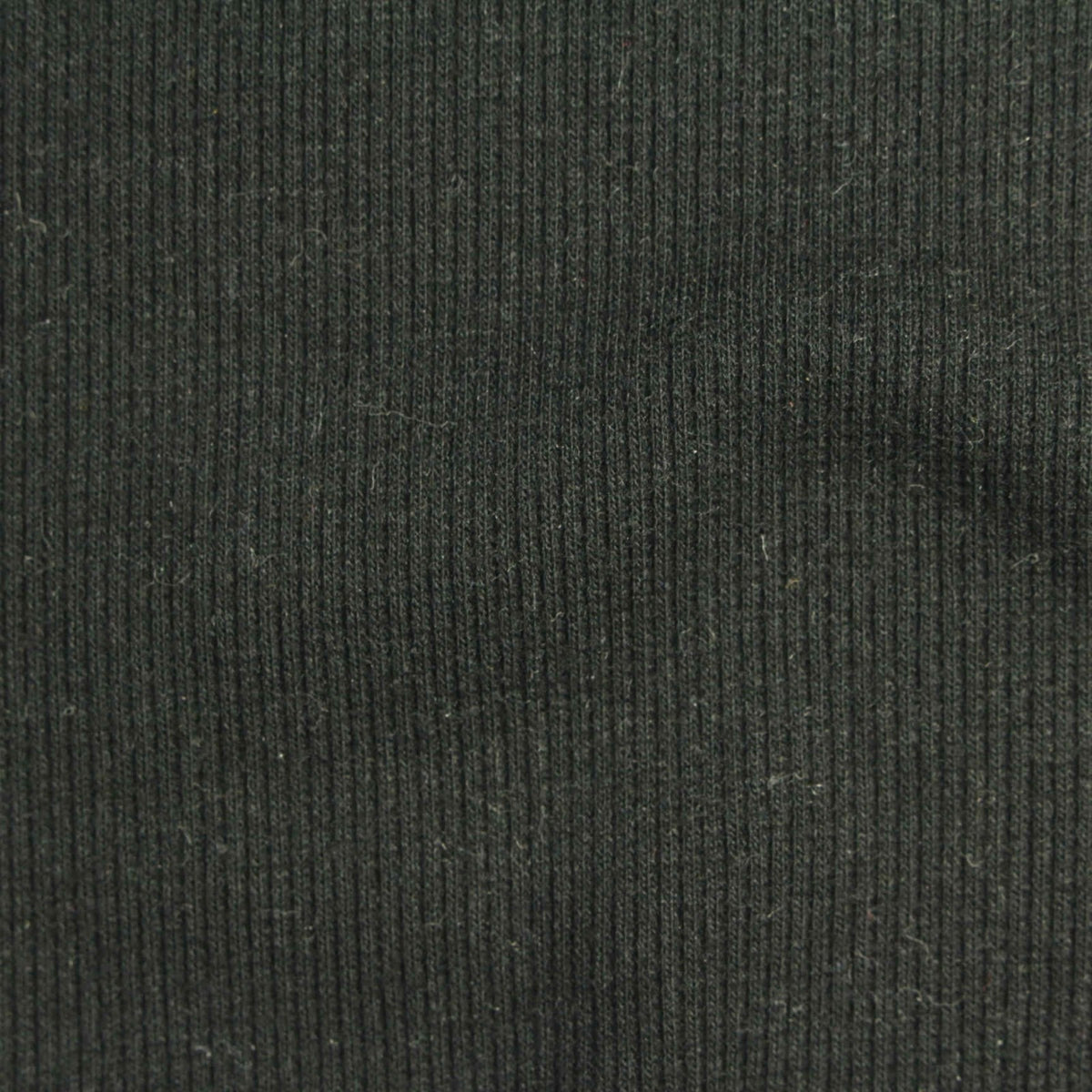 Polyester Cotton Stretch Rib Knit Fabric, 275 gsm, 121 cm — Green