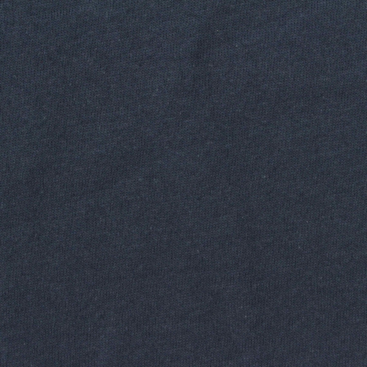 Brushed 100% Cotton French Terry Fabric, 200 gsm, 158 cm — Navy