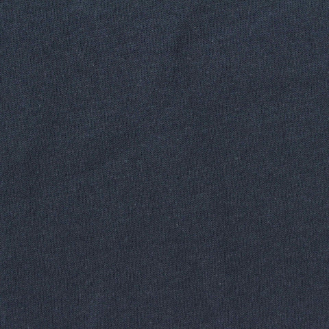 Brushed 100% Cotton French Terry Fabric, 200 gsm, 158 cm — Navy