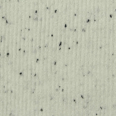 Light Grey Marl Rib Knit, Viscose-Poly, 450 gsm