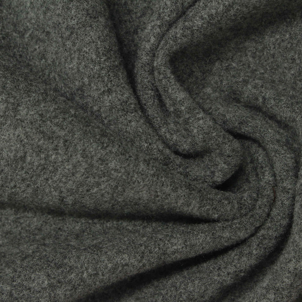Grey Marl Interlock Knit, Poly-Viscose, 225 gsm