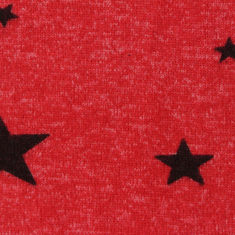Black Stars Chunky Knit, Viscose-Poly, 345 gsm