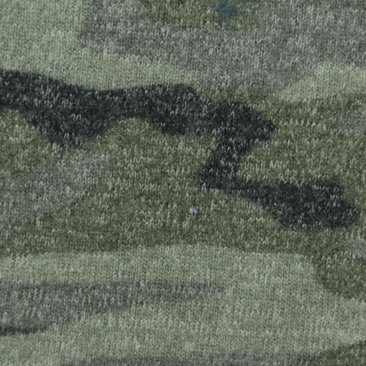 Green Camo Chunky Knit, Viscose-Poly, 290 gsm