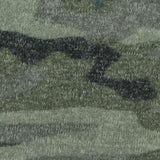 Green Camo Chunky Knit, Viscose-Poly